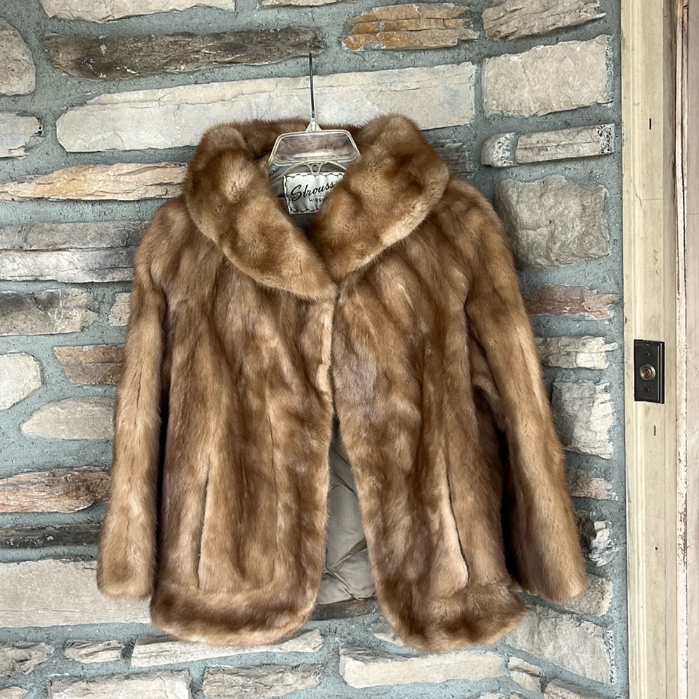 Emba Pastel natural brown mink, royal quality coat